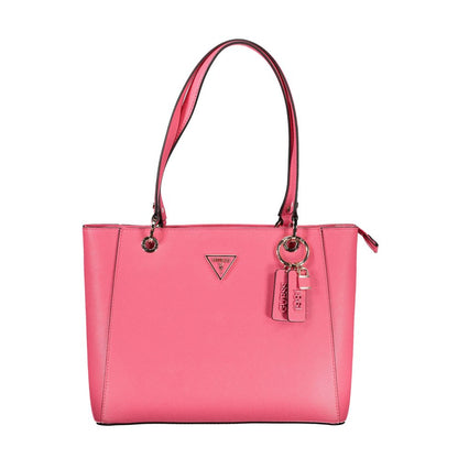 Guess Jeans Pink Polyethylene Handbag Guess Jeans