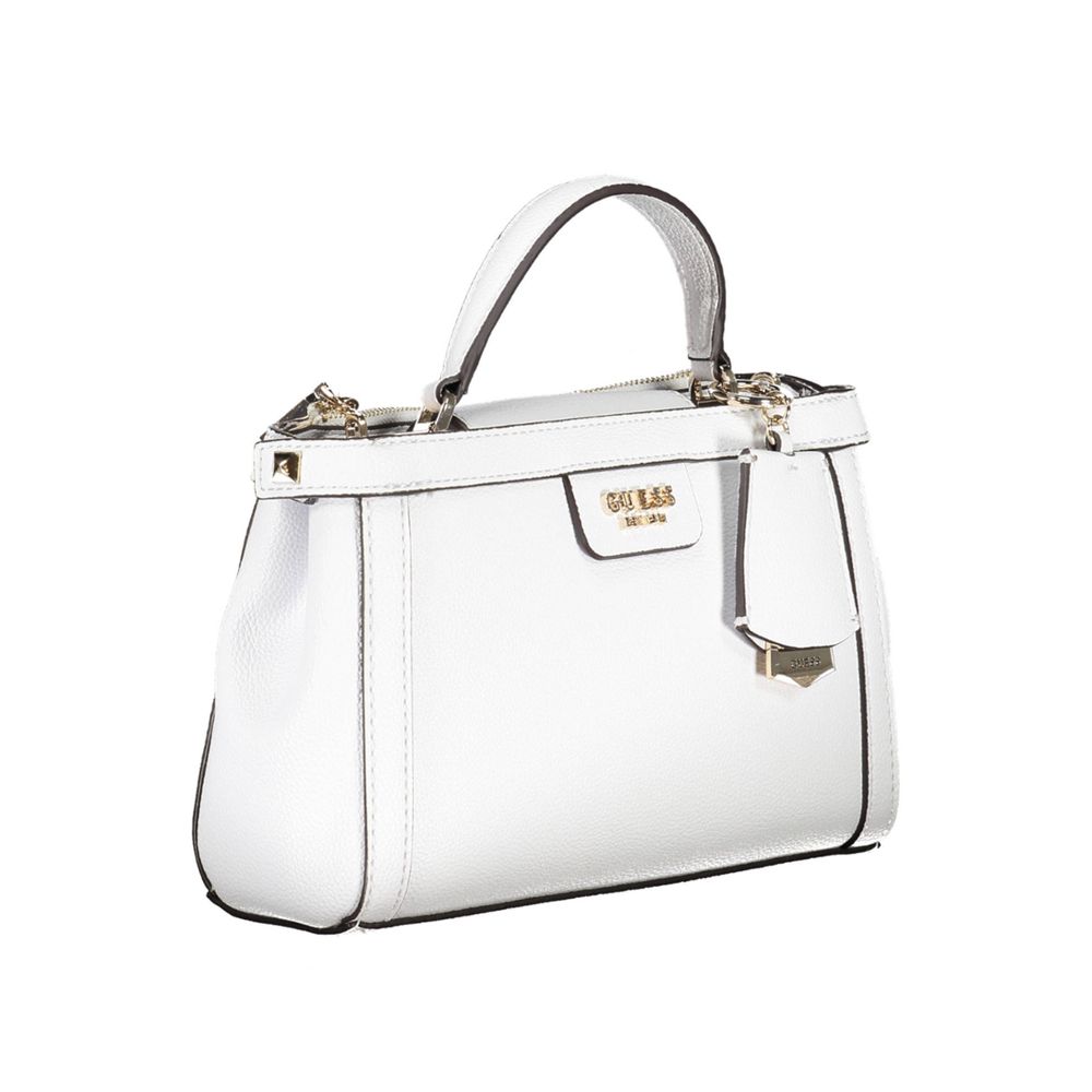 Guess Jeans White Polyethylene Handbag Guess Jeans