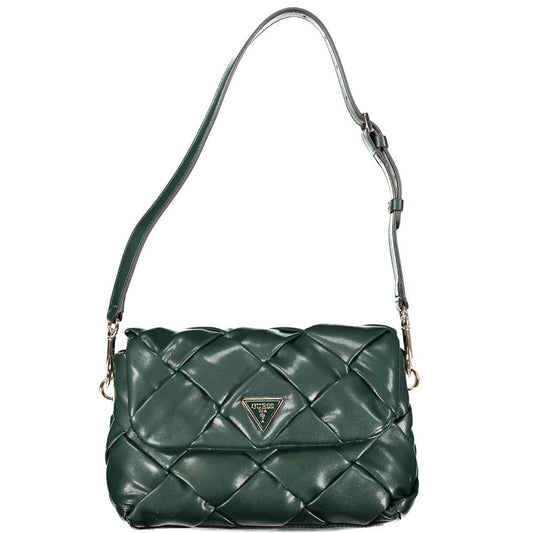 Guess Jeans Green Polyethylene Handbag Guess Jeans