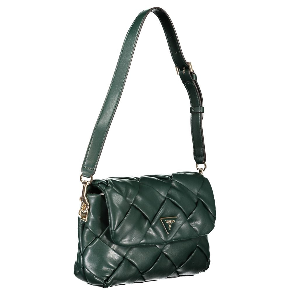 Guess Jeans Green Polyethylene Handbag Guess Jeans