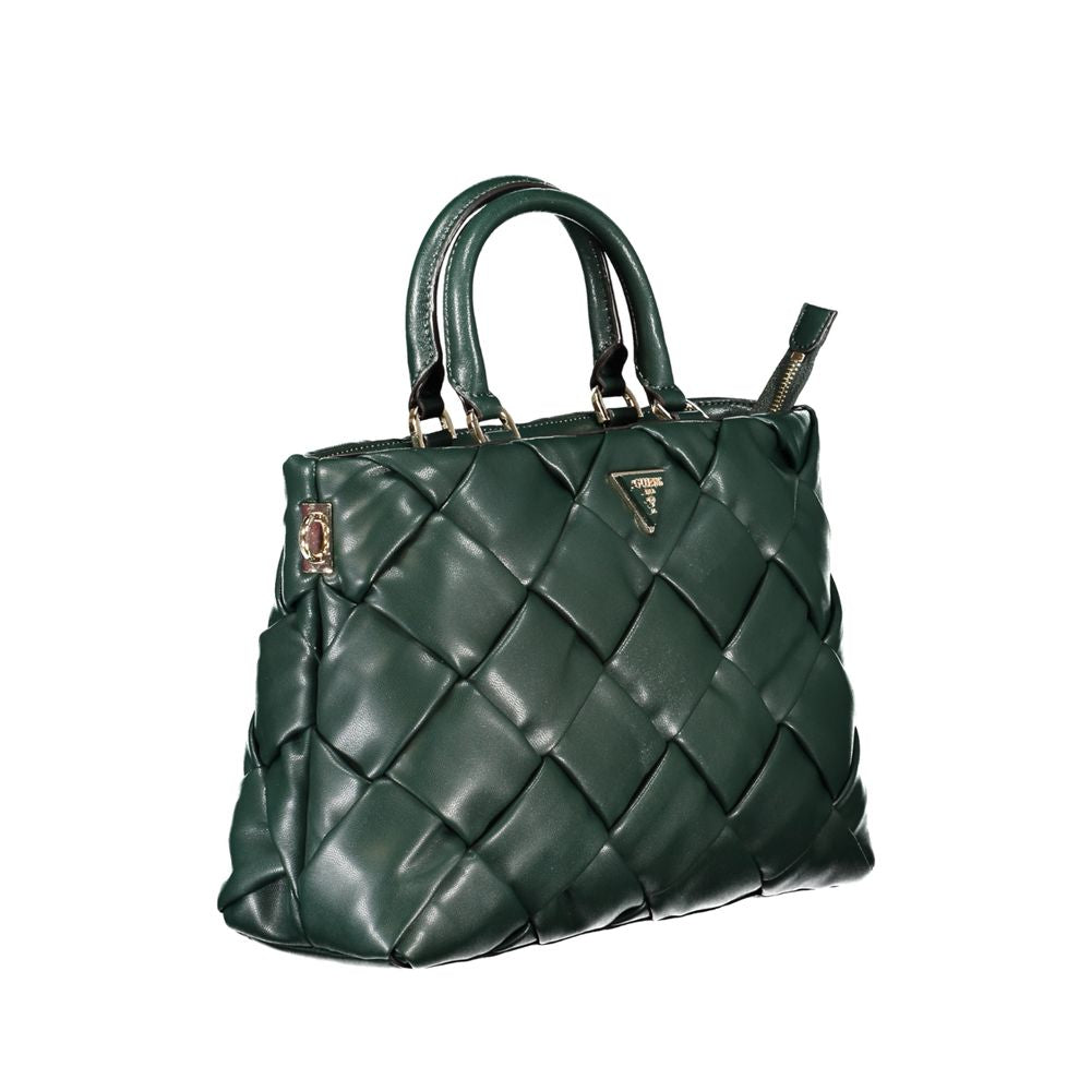 Guess Jeans Green Polyethylene Handbag Guess Jeans