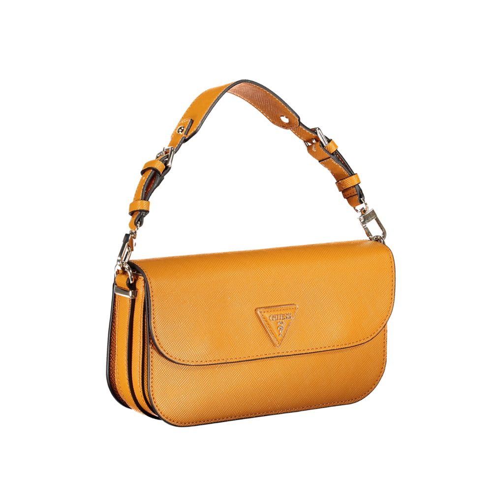 Guess Jeans Orange Polyethylene Handbag Guess Jeans