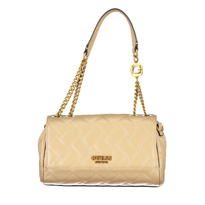 Guess Jeans Beige Polyethylene Handbag Guess Jeans