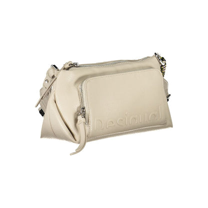 Desigual Beige Polyethylene Handbag Desigual