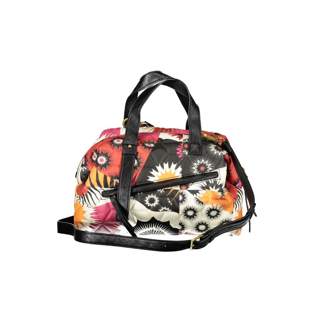 Desigual কালো পলিথিন হ্যান্ডব্যাগ