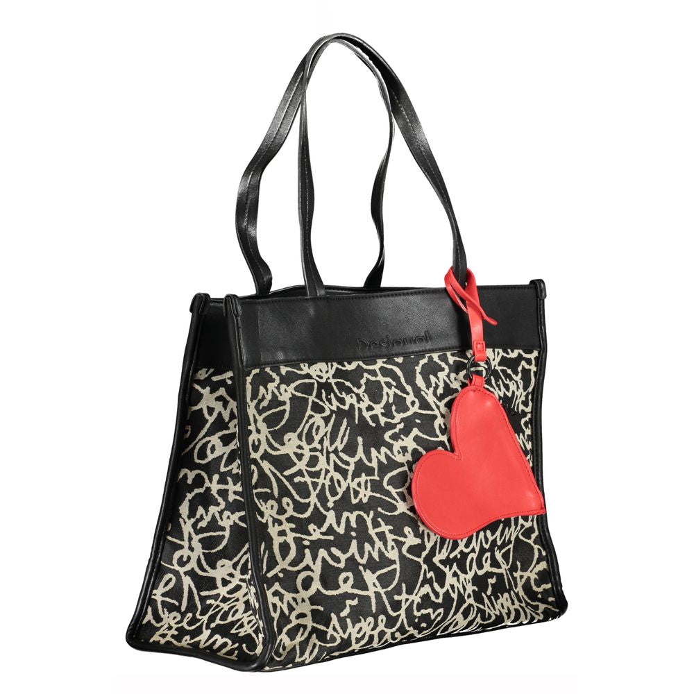 Desigual Black Polyester Handbag Desigual