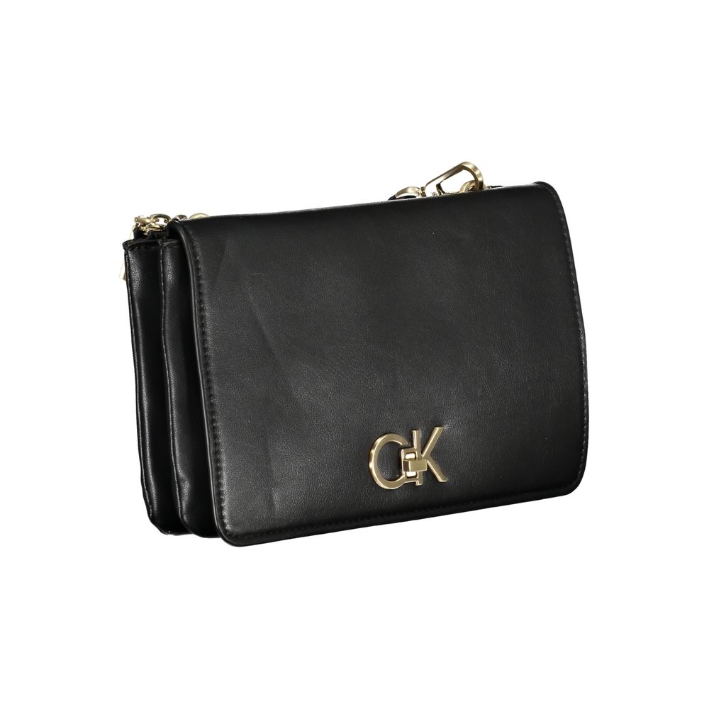 Calvin Klein Black Polyester Handbag