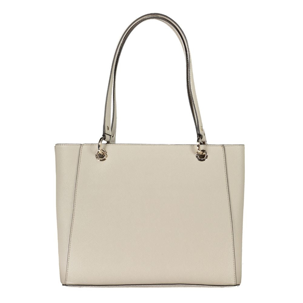 Guess Jeans Beige Polyethylene Handbag Guess Jeans