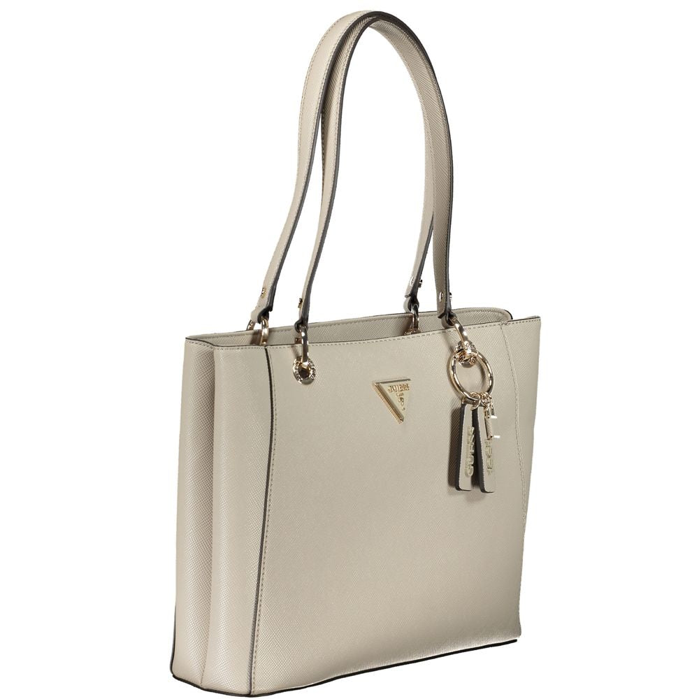 Guess Jeans Beige Polyethylene Handbag Guess Jeans