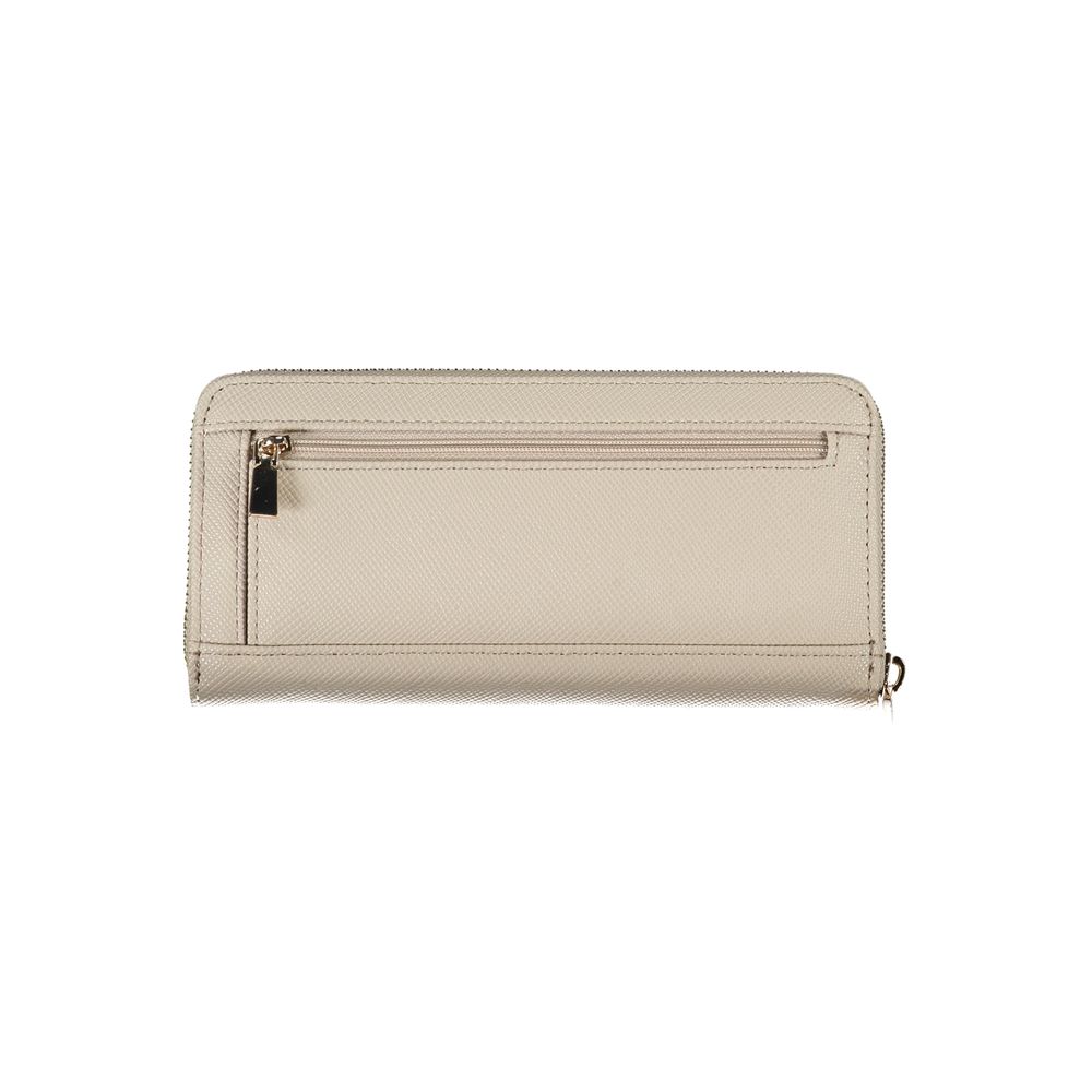 Guess Jeans Beige Polyethylene Wallet Guess Jeans