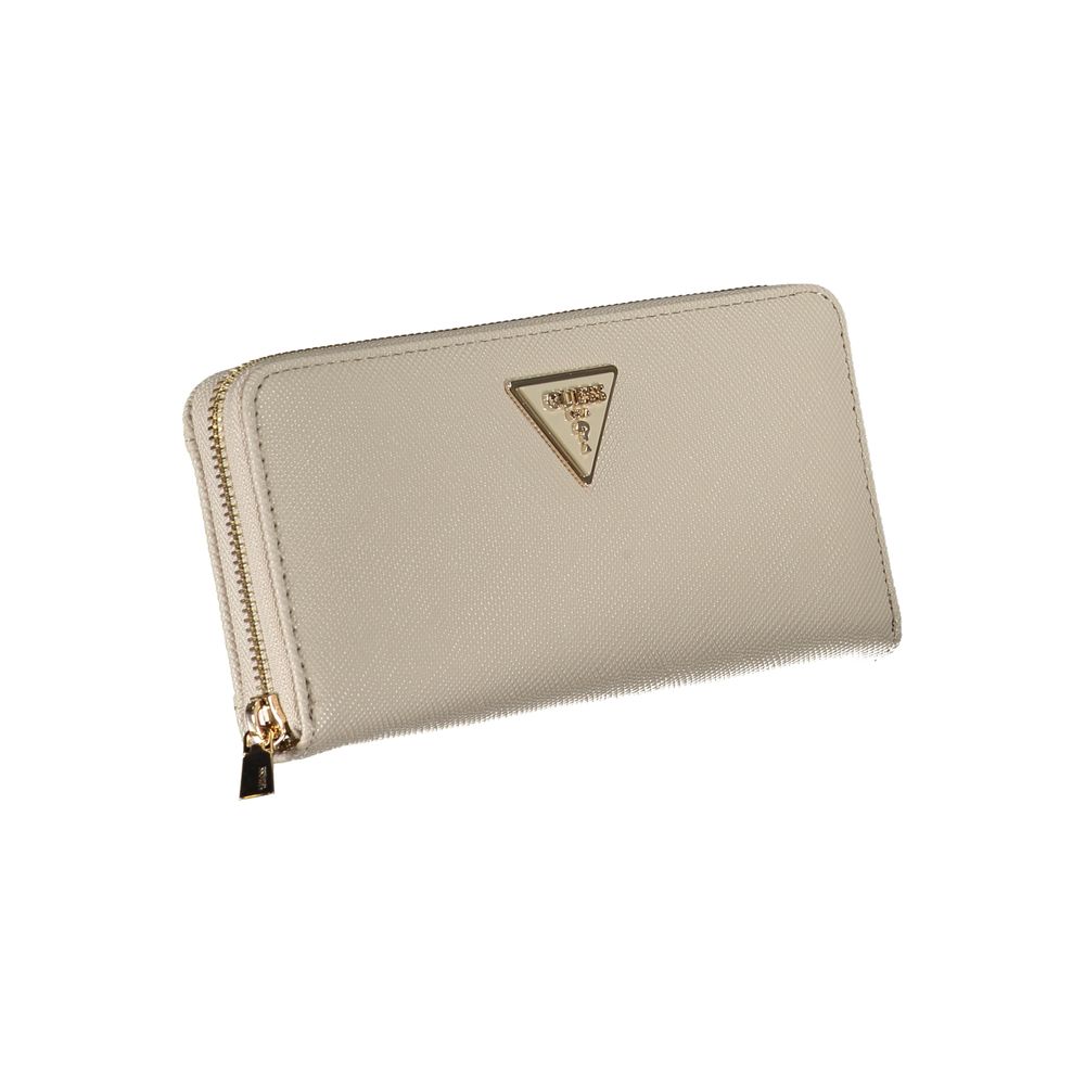 Guess Jeans Beige Polyethylene Wallet Guess Jeans