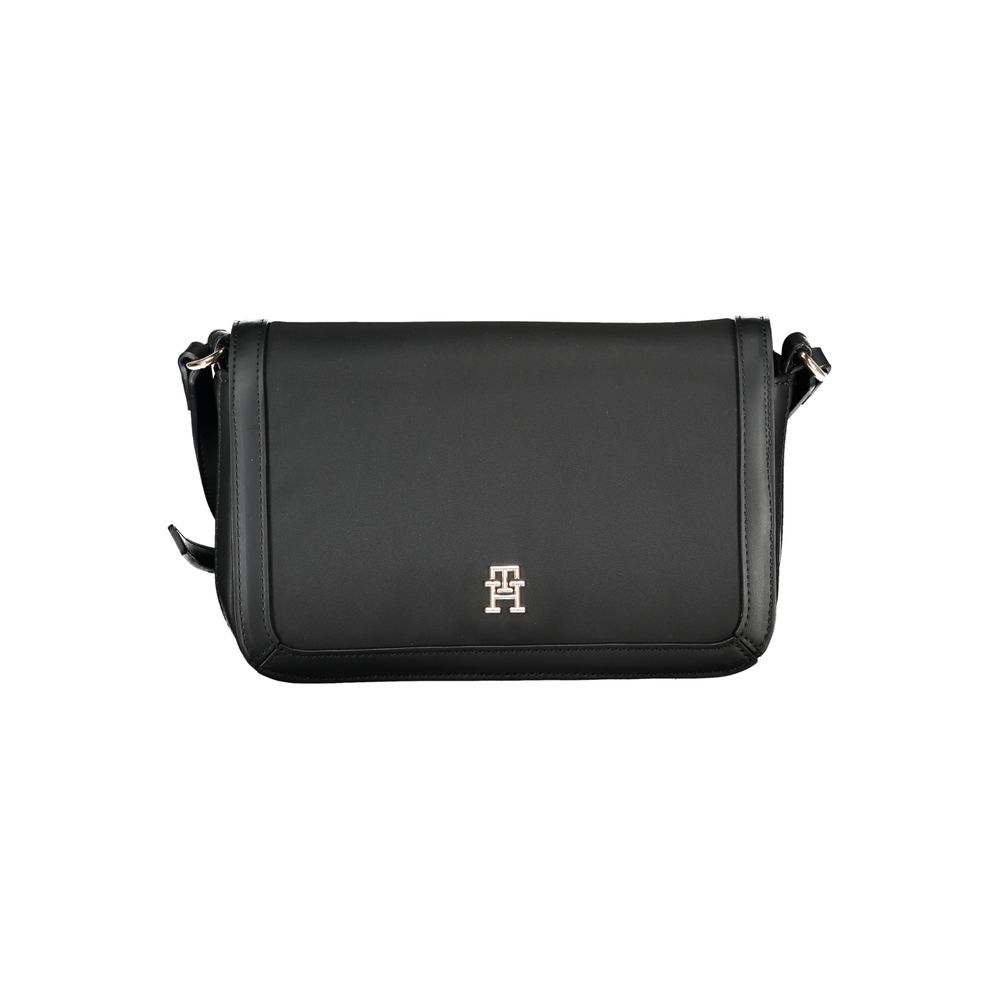 Tommy Hilfiger Black Polyester Handbag