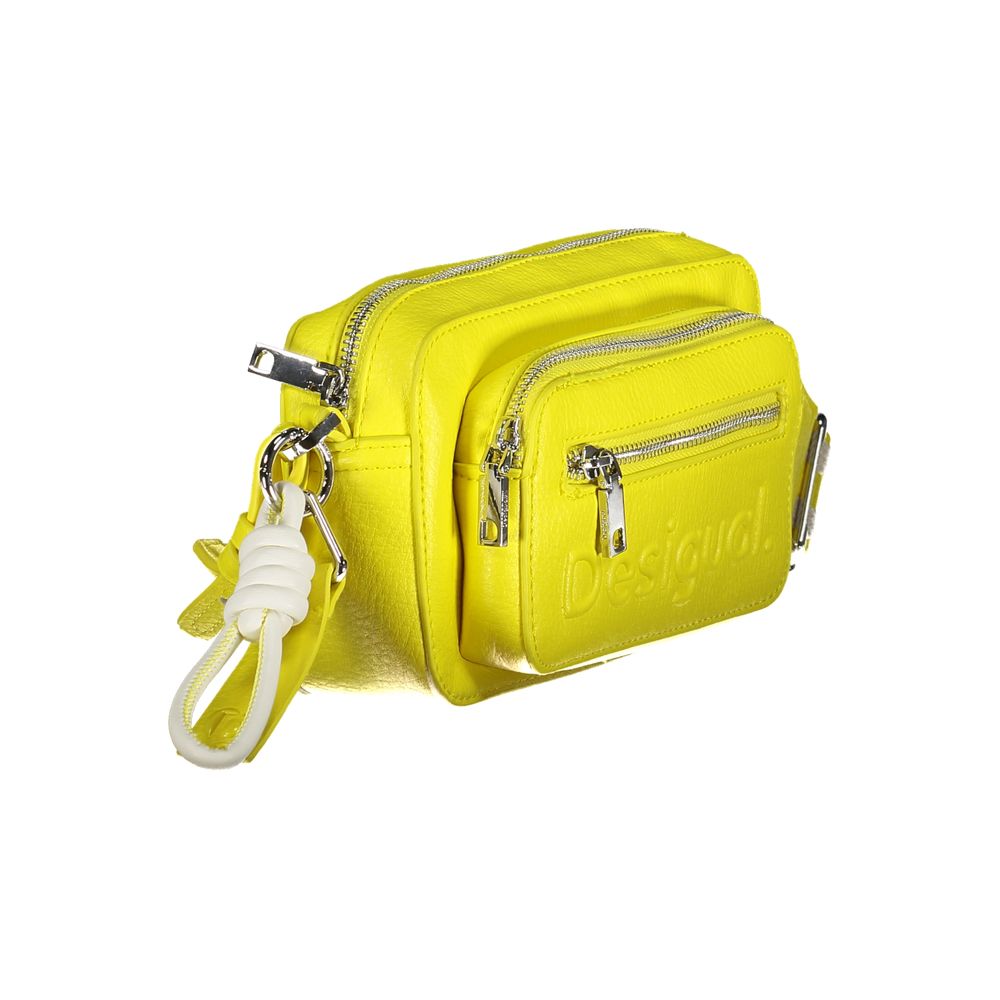 Desigual Yellow Polyethylene Handbag Desigual