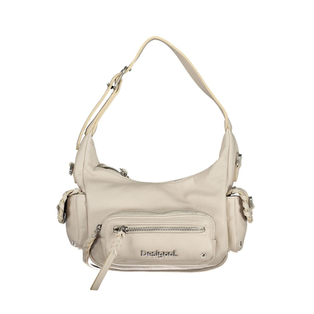 Desigual White Polyethylene Handbag Desigual