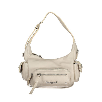 Desigual White Polyethylene Handbag Desigual