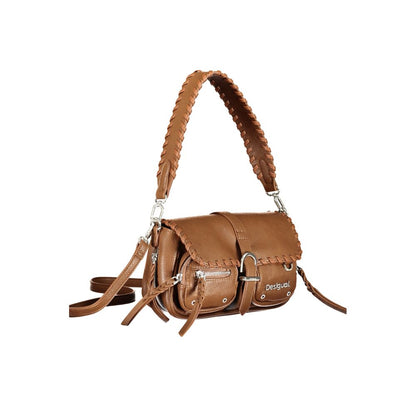 Desigual Brown Polyethylene Handbag Desigual