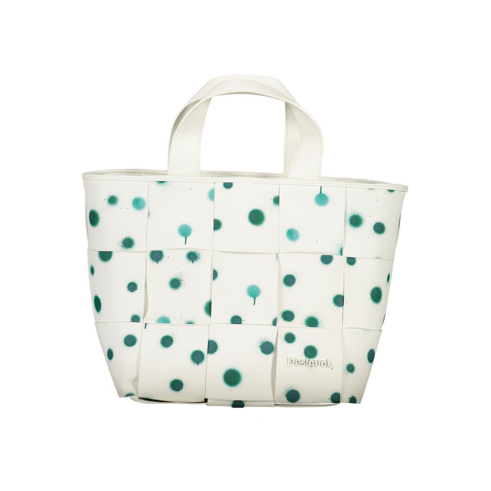 Desigual White Polyethylene Handbag Desigual