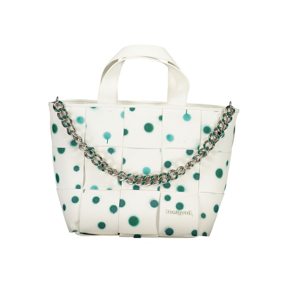 Desigual White Polyethylene Handbag Desigual