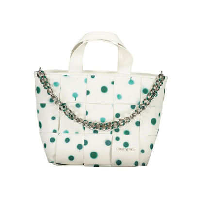 Desigual White Polyethylene Handbag Desigual