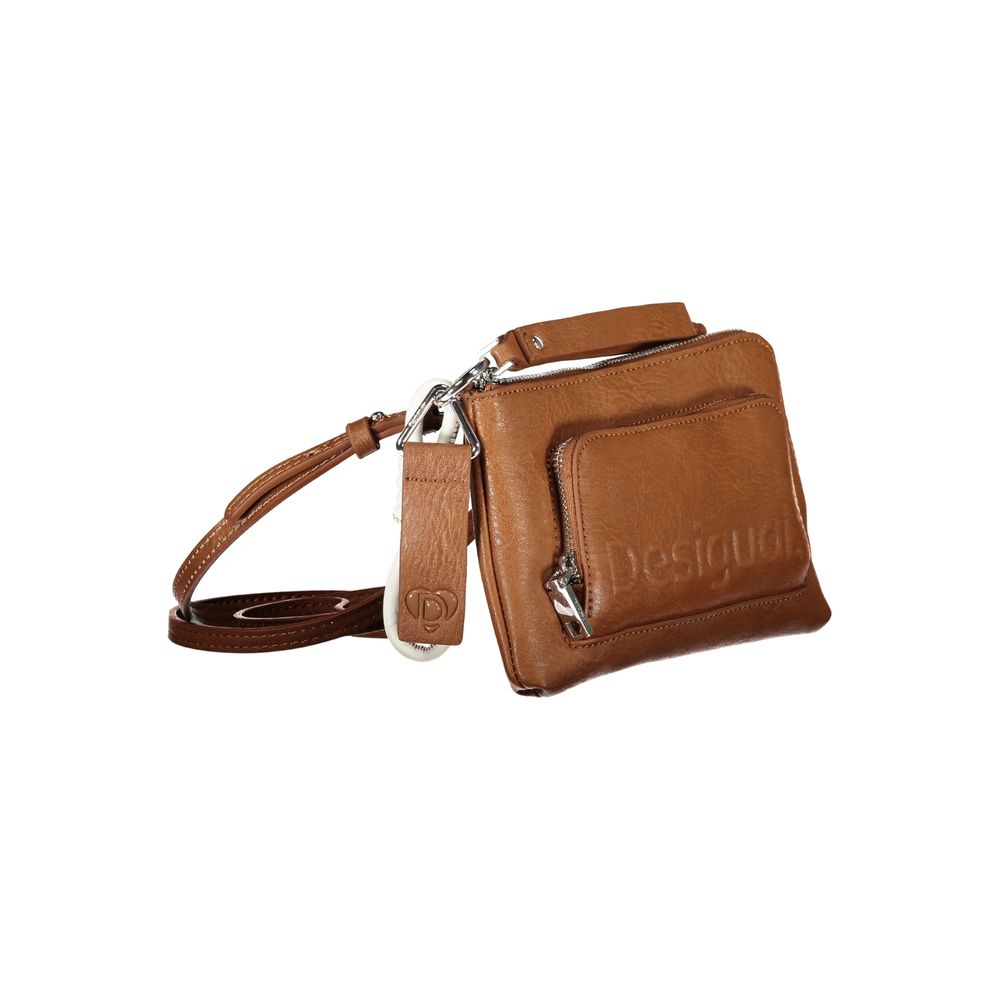 Desigual Brown Polyethylene Handbag Desigual