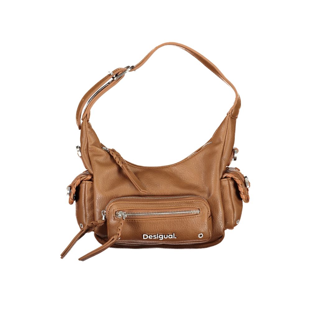 Desigual Brown Polyethylene Handbag Desigual