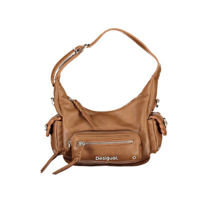 Desigual Brown Polyethylene Handbag Desigual