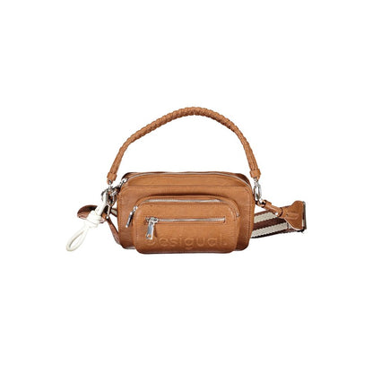 Desigual Brown Polyethylene Handbag Desigual