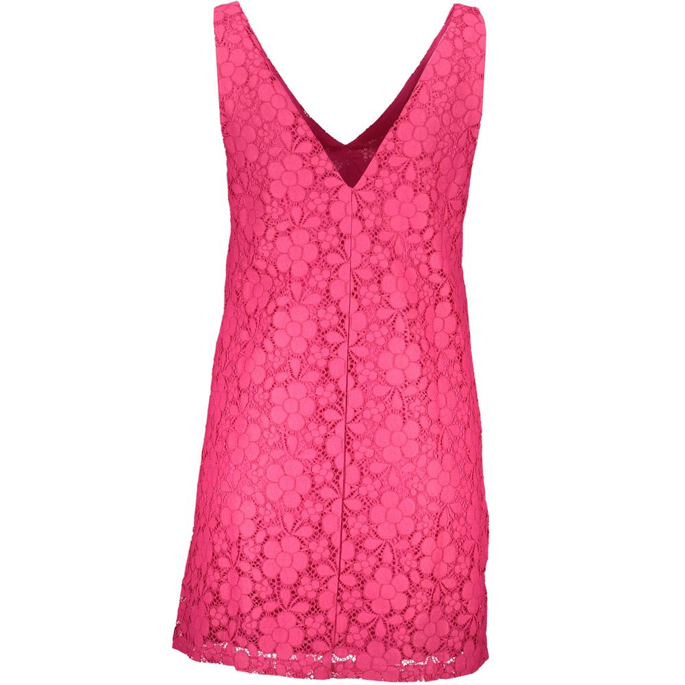 Desigual Pink Viscose Dress Desigual