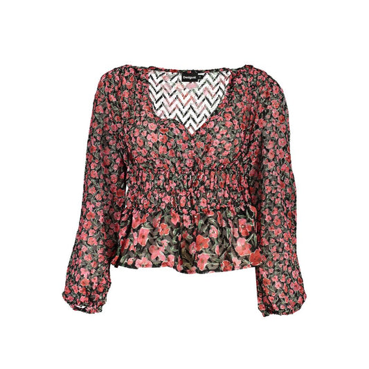 Desigual Pink Polyester Sweater Desigual