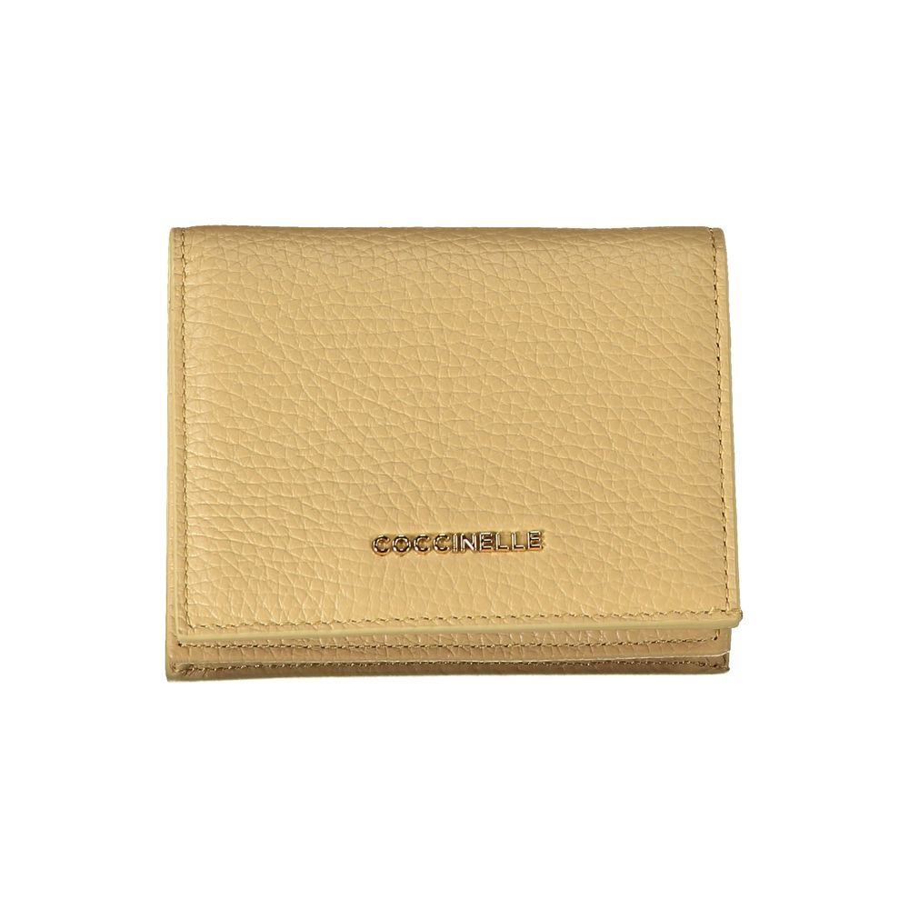 Coccinelle Beige Leather Wallet Coccinelle