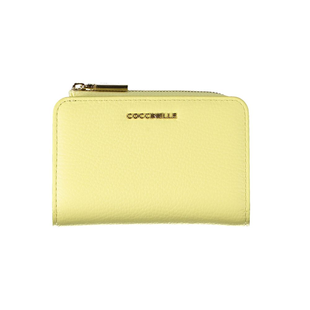 Coccinelle Yellow Leather Wallet Coccinelle