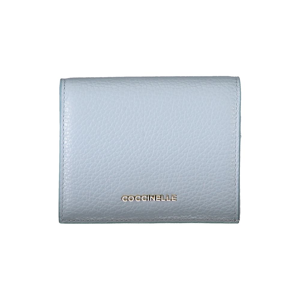 Coccinelle Light Blue Leather Wallet Coccinelle