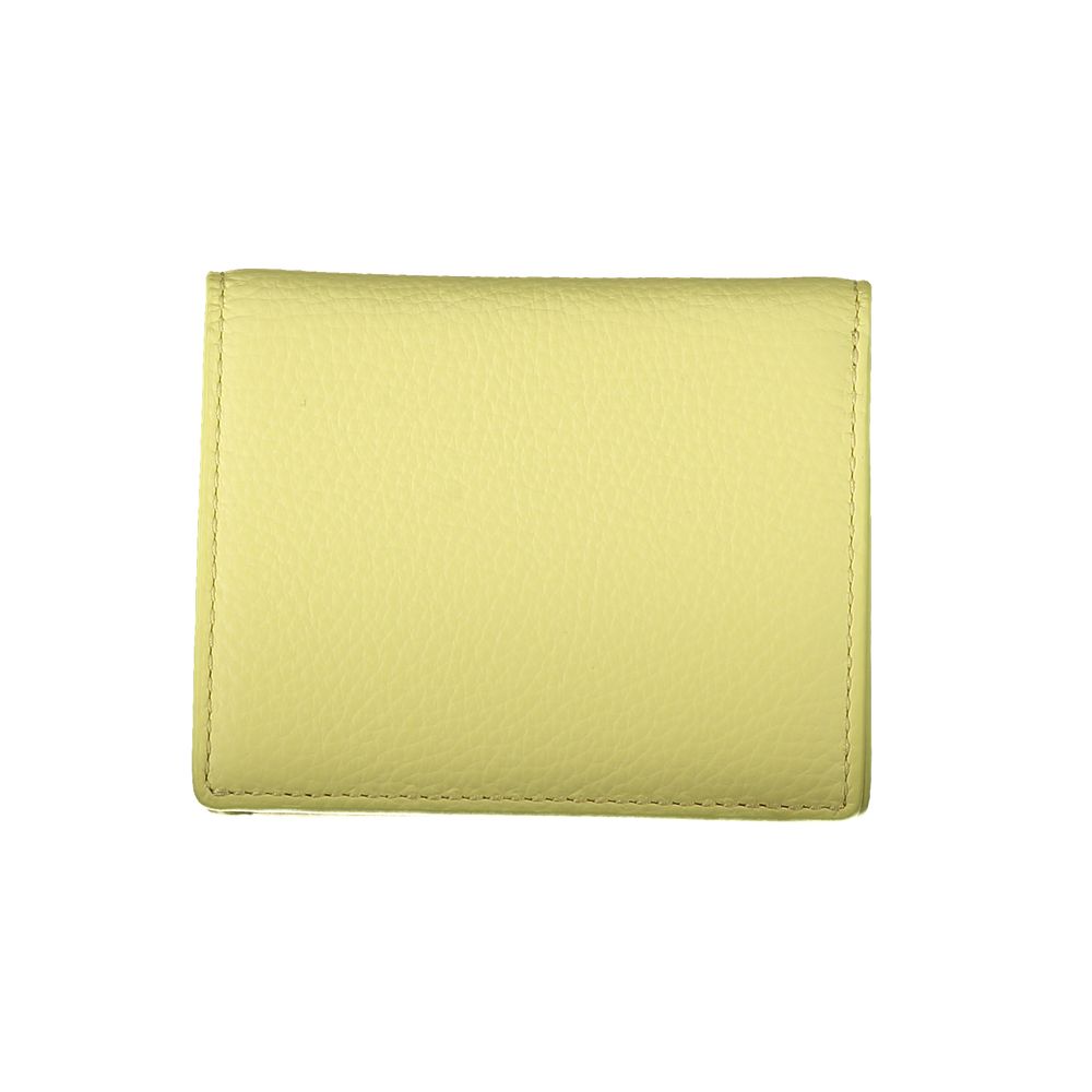 Coccinelle Yellow Leather Wallet Coccinelle