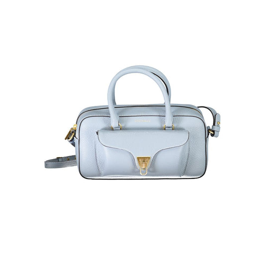 Coccinelle Light Blue Leather Handbag Coccinelle