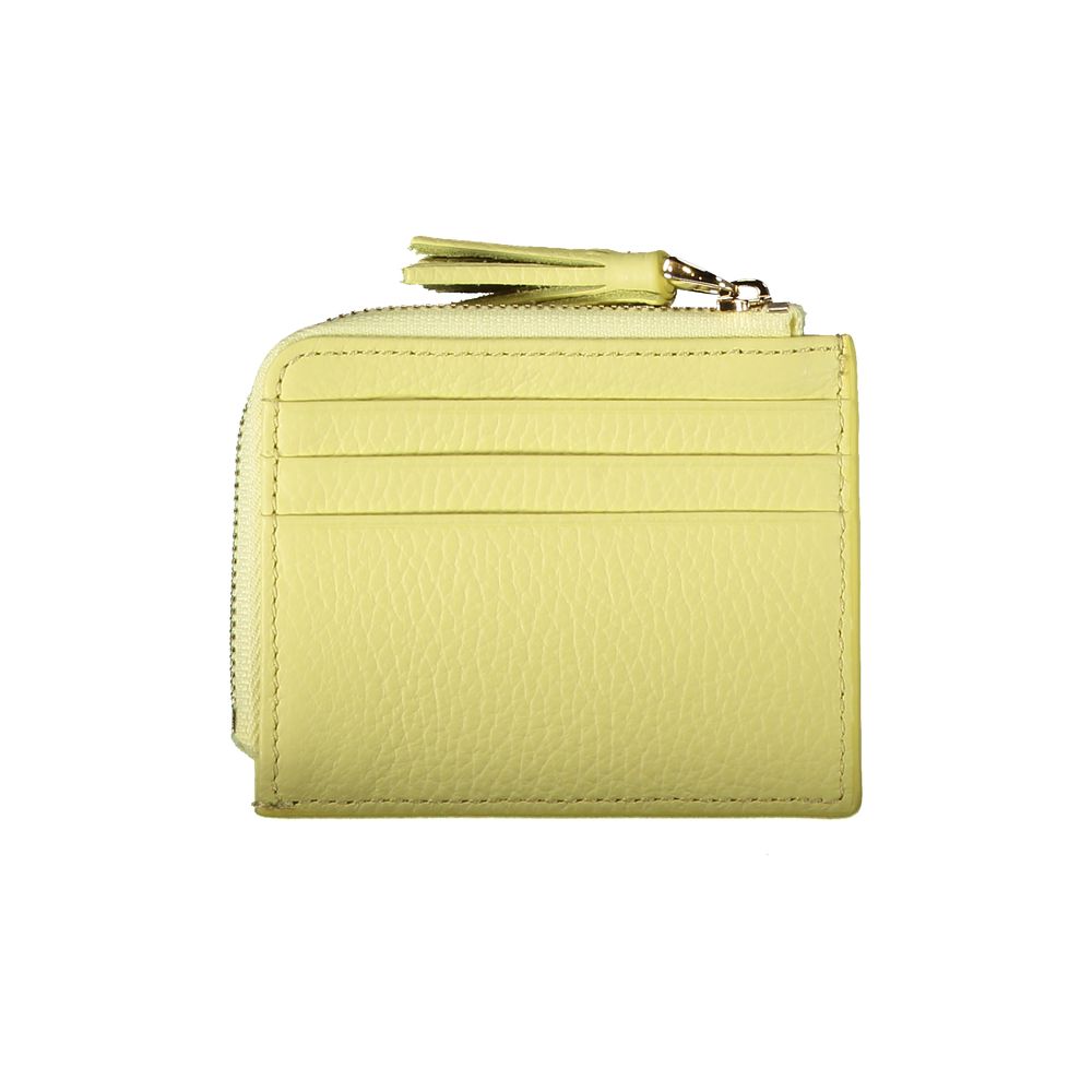 Coccinelle Yellow Leather Wallet Coccinelle