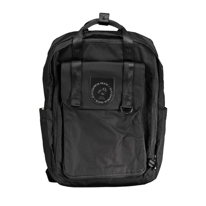 Mandarina Duck Black Cotton Backpack Mandarina Duck