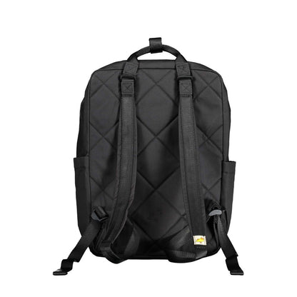 Mandarina Duck Black Cotton Backpack Mandarina Duck