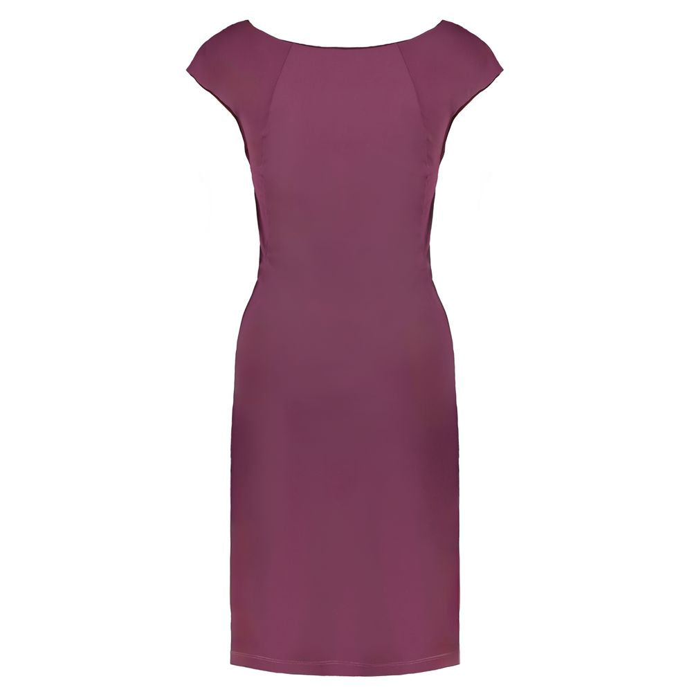 Patrizia Pepe Purple Elastane Dress Patrizia Pepe