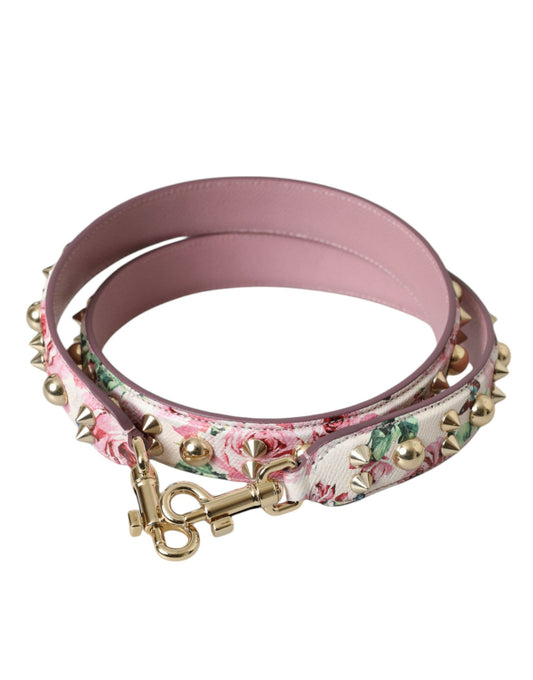 Dolce & Gabbana Pink Floral Handbag Accessory Shoulder Strap Dolce & Gabbana