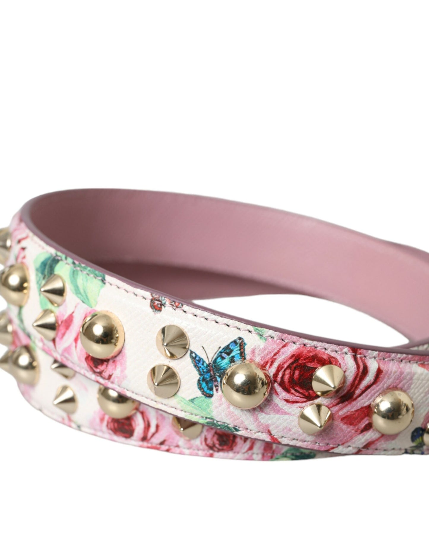 Dolce & Gabbana Pink Floral Handbag Accessory Shoulder Strap Dolce & Gabbana