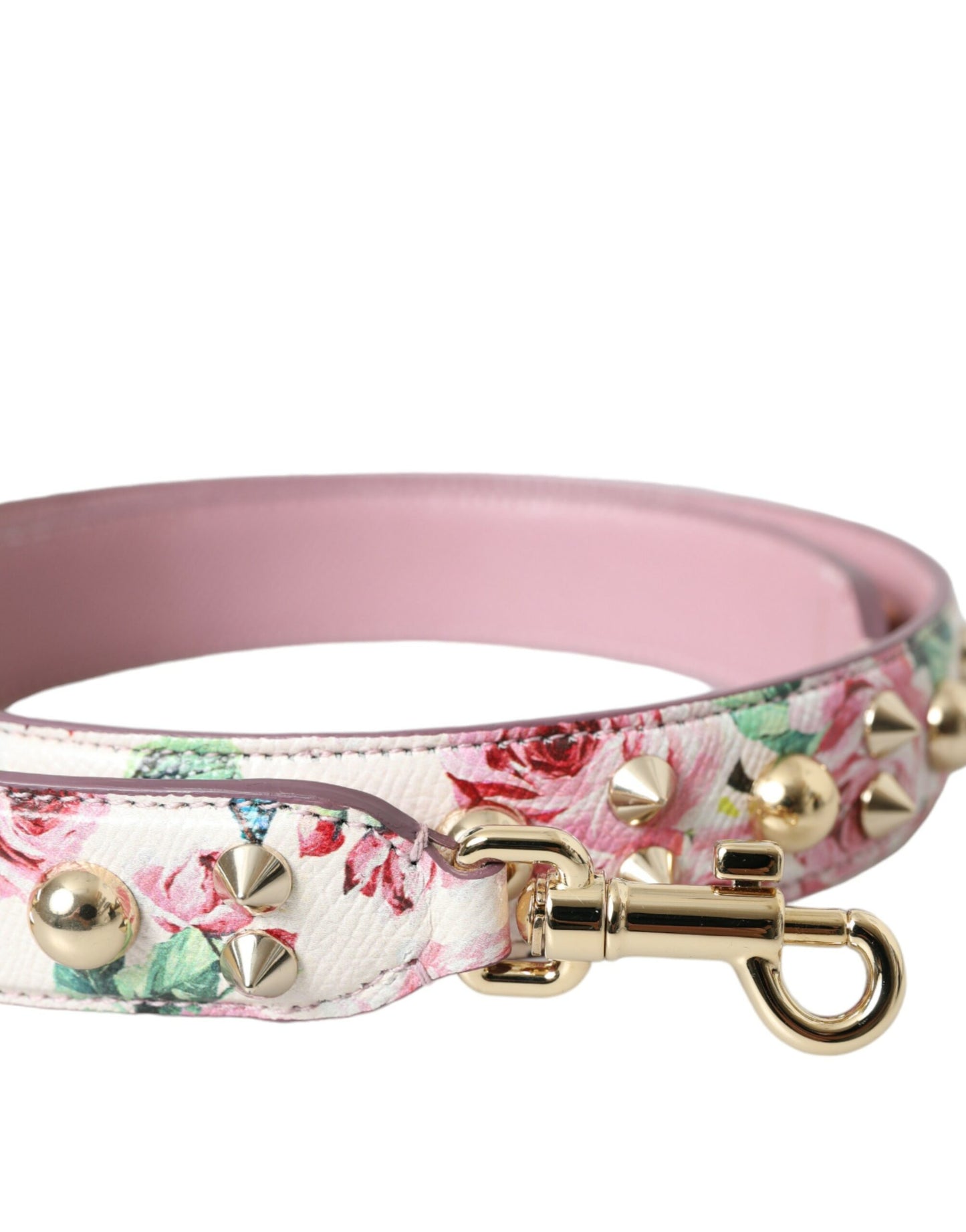 Dolce & Gabbana Pink Floral Handbag Accessory Shoulder Strap Dolce & Gabbana