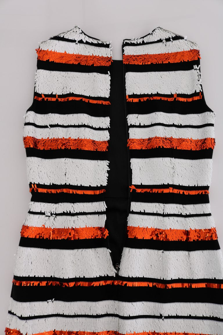 Dolce & Gabbana Sleeveless Striped Sheath Dress Dolce & Gabbana