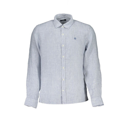 North Sails Blue Linen Shirt North Sails