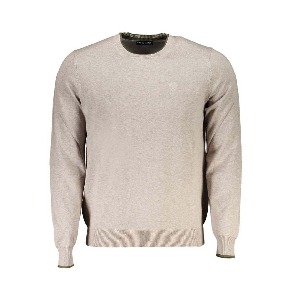 North Sails Beige Cotton Sweater North Sails