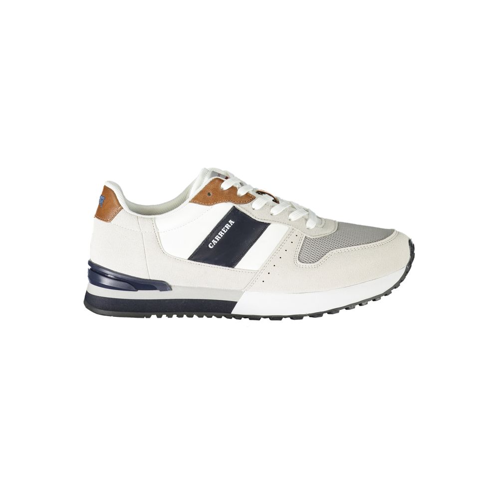 Carrera White Polyester Sneaker Carrera