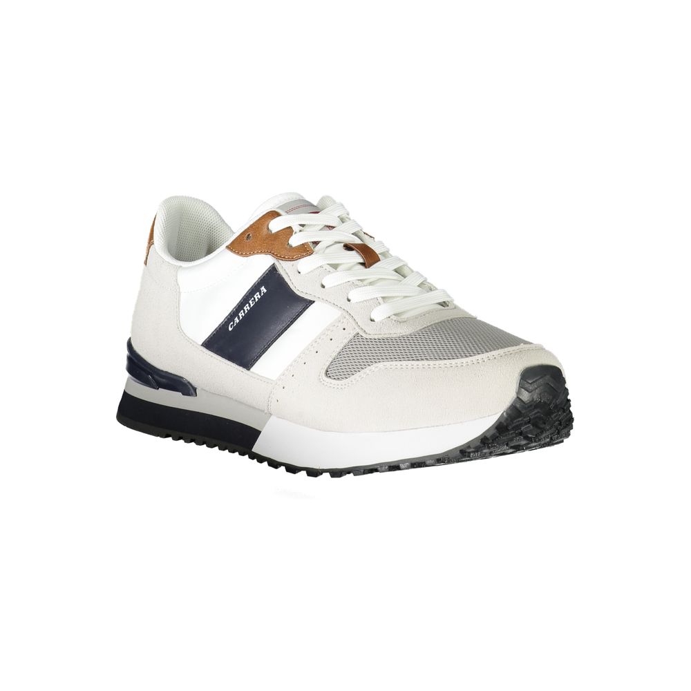 Carrera White Polyester Sneaker Carrera