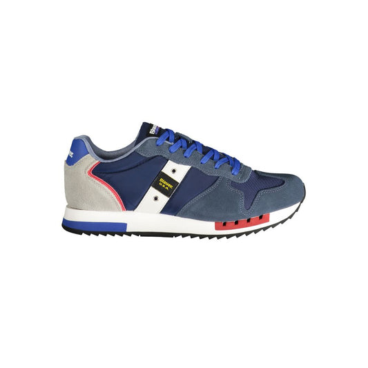 Blauer Blue Polyester Sneaker Blauer