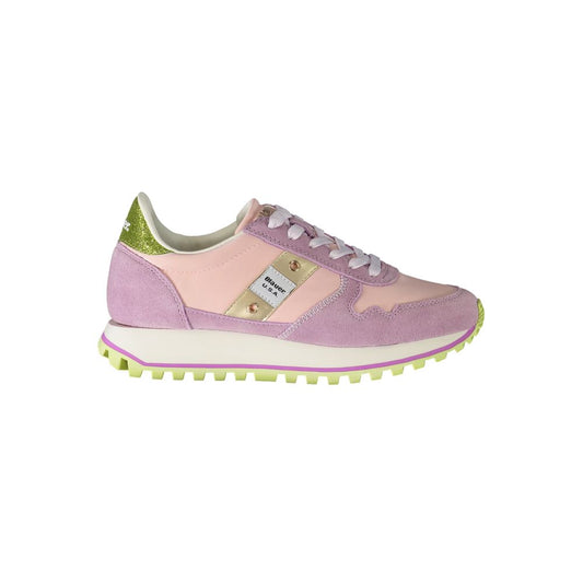 Blauer Pink Polyester Sneaker Blauer