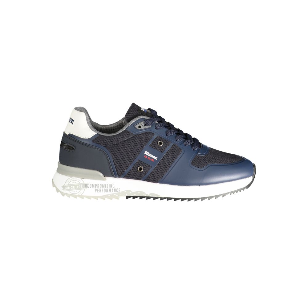 Blauer Blue Polyester Sneaker Blauer