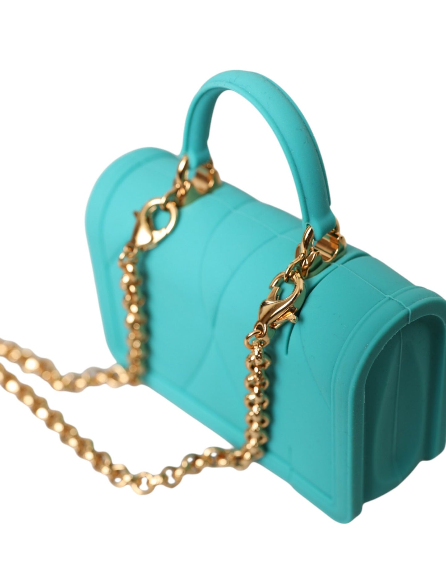 Dolce & Gabbana Turquoise Silicone Devotion Heart Cover Bag Airpods Case Dolce & Gabbana